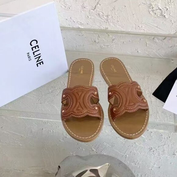Celine Triomphe Sandals - Picture 1 of 8